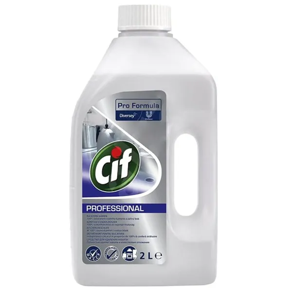 Средство для удаления известковых отложений на кухне 2 л Professional Cif (25489000_7615400158225)