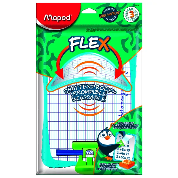 Доска для рисования, маркерная, 275х197 мм, двусторонняя Shatterproof Maped (MP.583510) - Фото 1