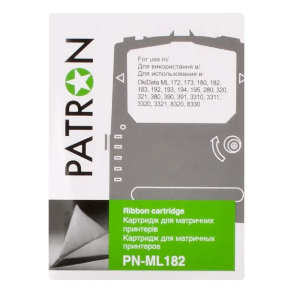 Картридж совместимый Oki MicroLine 182 черный Patron (PN-ML182) - Фото 3