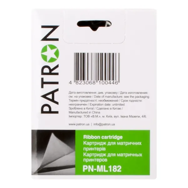 Картридж совместимый Oki MicroLine 182 черный Patron (PN-ML182) - Фото 2