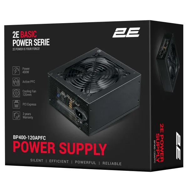 Блок питания 400 Basic Power 2E (2E-BP400-120APFC) - Фото 4