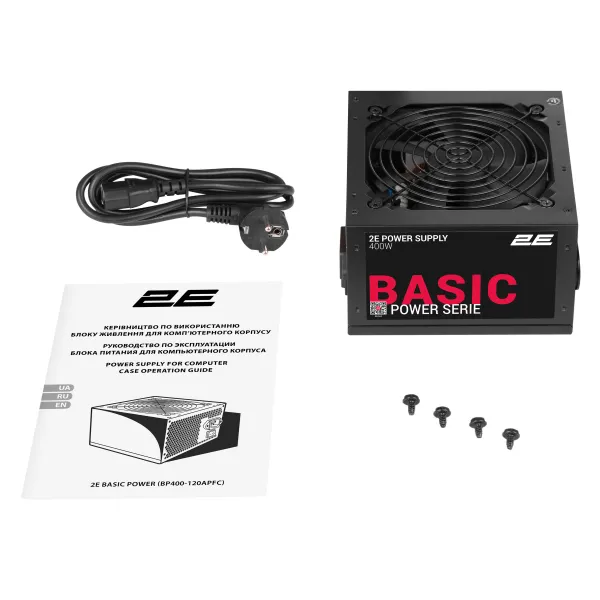 Блок питания 400 Basic Power 2E (2E-BP400-120APFC) - Фото 9