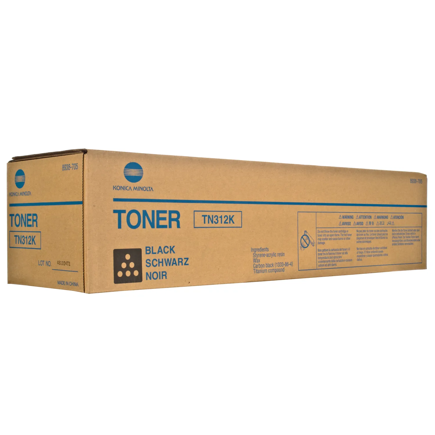 Тонер-картридж TN-312K чорний Konica Minolta (8938-705) Тонер-картридж TN-312K чорний Konica Minolta (8938-705)