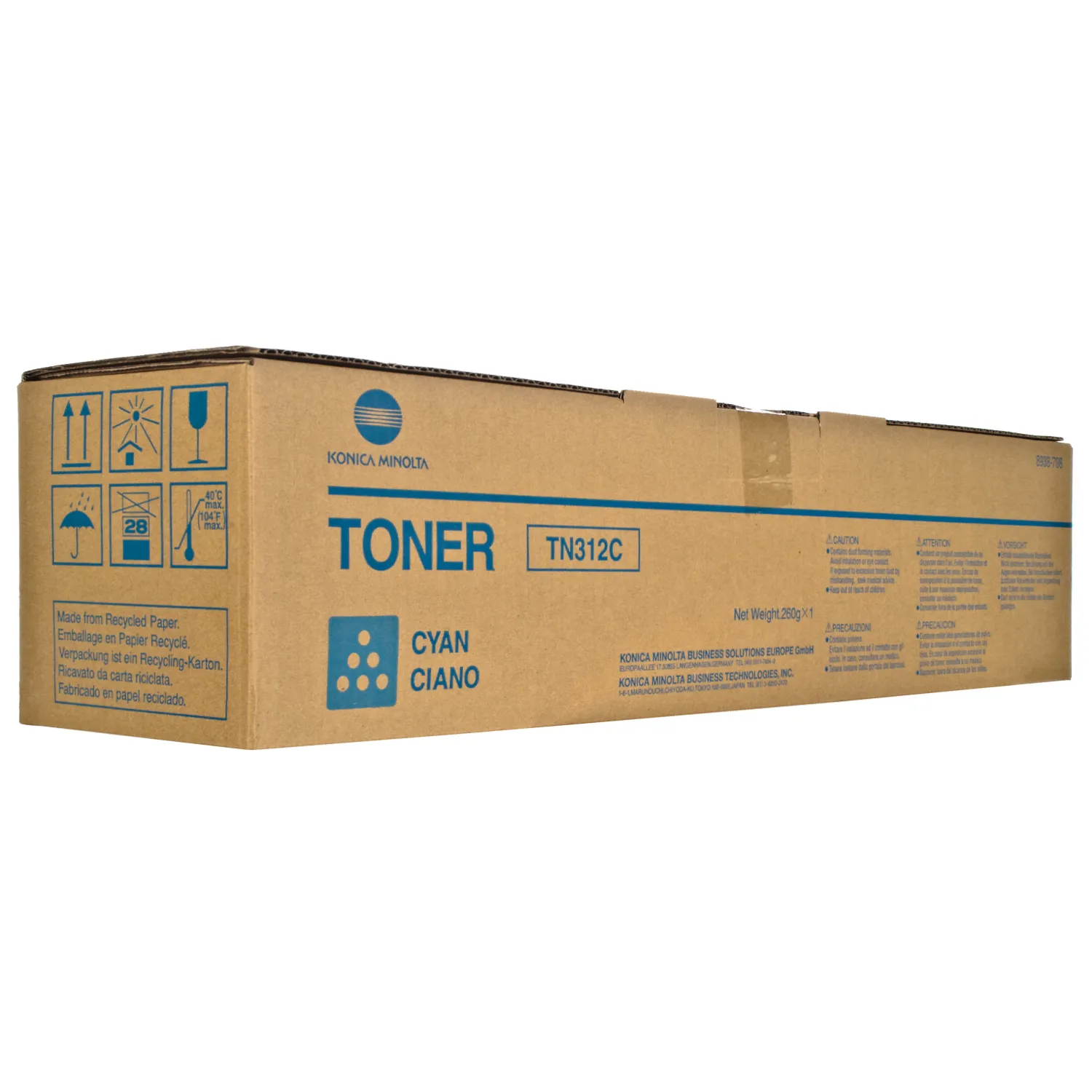 Тонер-картридж TN-312C блакитний Konica Minolta (8938-708) Тонер-картридж TN-312C блакитний Konica Minolta (8938-708)