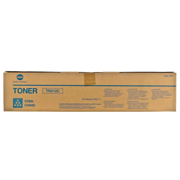 Тонер-картридж TN-312C блакитний Konica Minolta (8938-708) - Фото 1