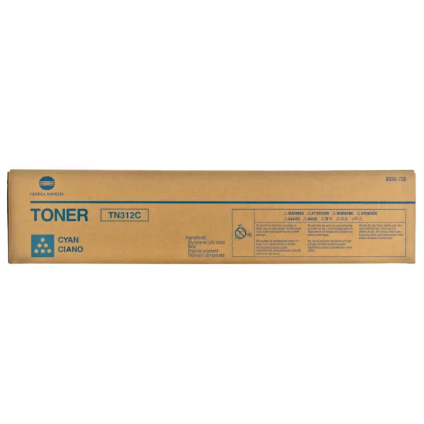Тонер-картридж TN-312C блакитний Konica Minolta (8938-708) - Фото 3