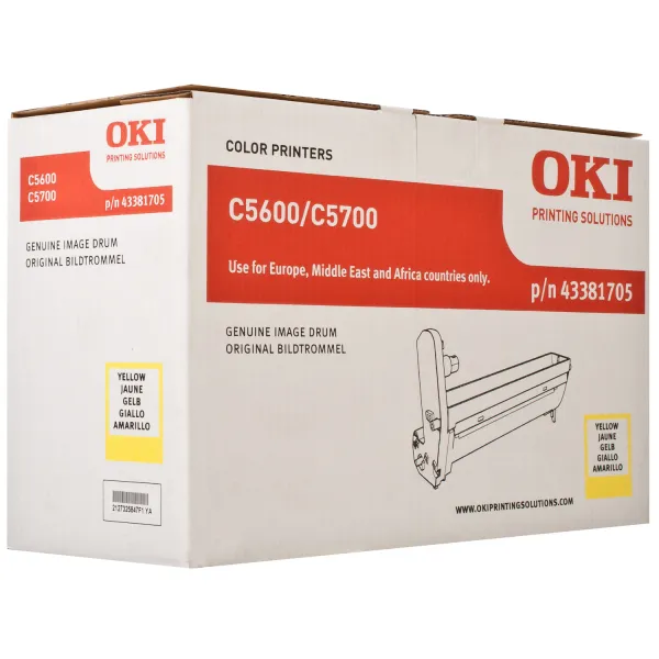 Драм-картридж C56_57 желтый Oki (43381705)