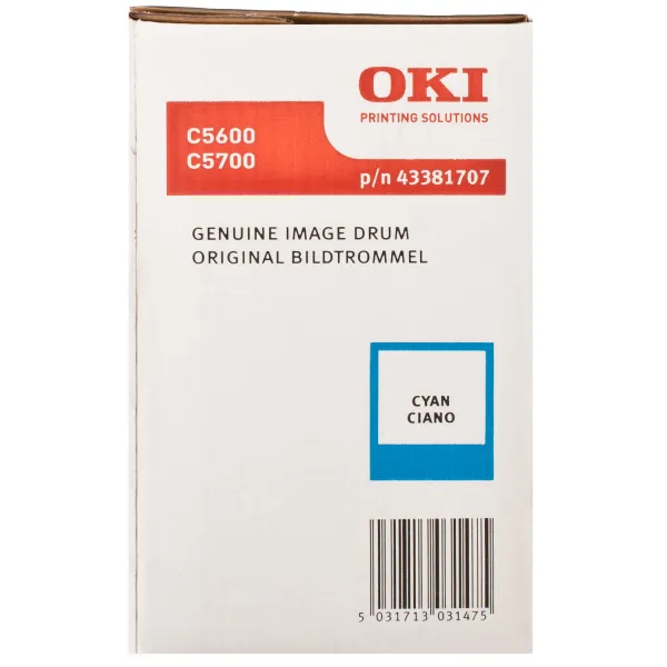 Драм-картридж C56_57 голубой Oki (43381707) - Фото 4