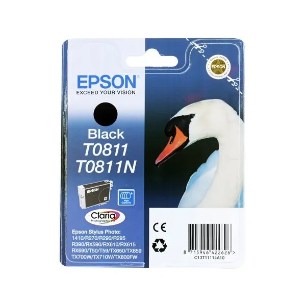 Картридж T08114A/T11114A чорний Epson (C13T11114A10) - Фото 18