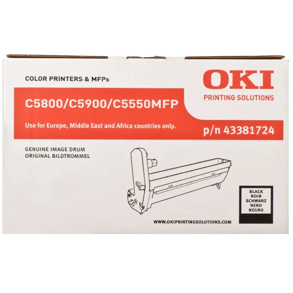 Драм-картридж C58_59 черный Oki (43381724) - Фото 2