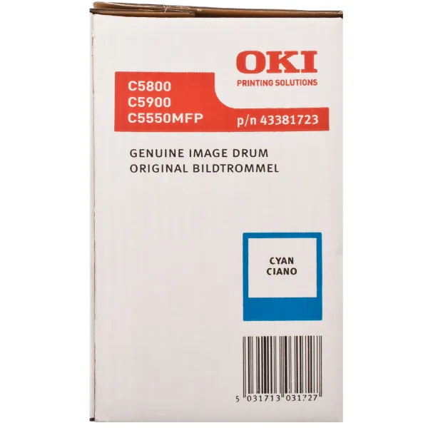 Драм-картридж C58_59 голубой Oki (43381723) - Фото 2