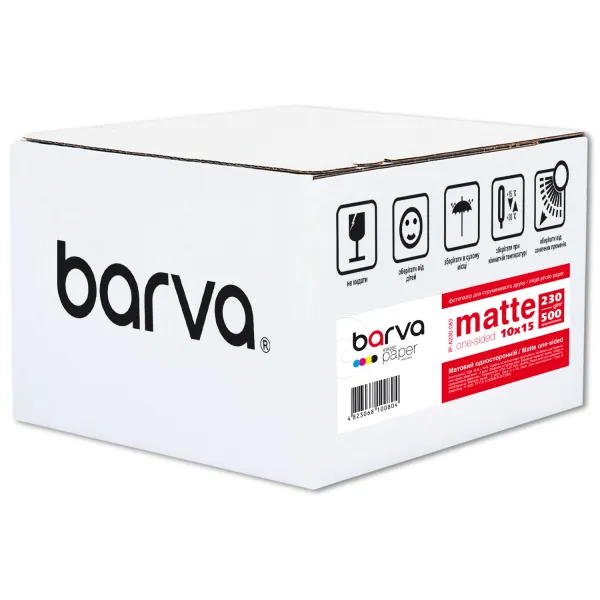 Фотобумага матовая 230 г/м2, 10x15 см, 500 л Original Barva (IP-A230-083) - Фото 6