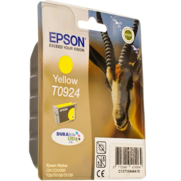 Картридж T09244A/T10844A жовтий Epson (C13T10844A10) - Фото 57
