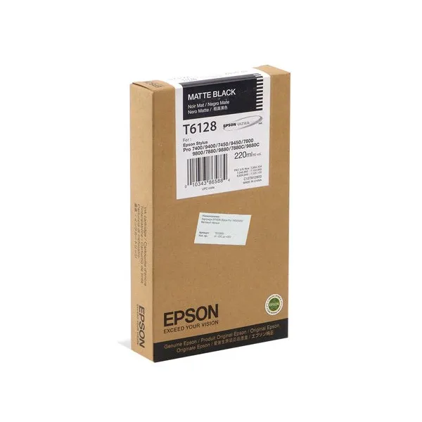 Картридж T612800 матовий чорний Epson (C13T612800)