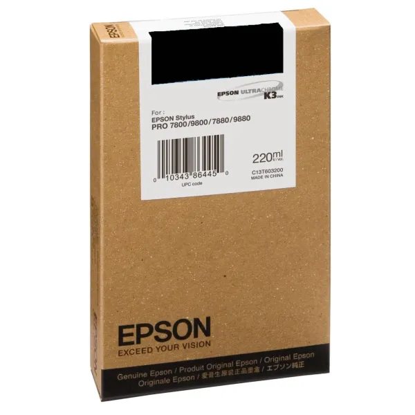 Картридж T603100 фото чорний Epson (C13T603100)