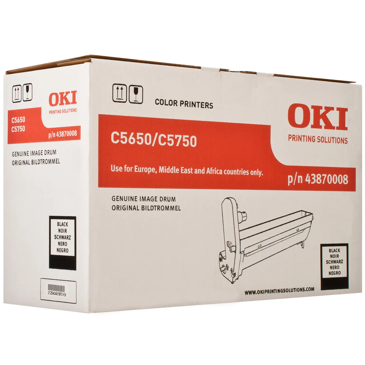 Драм-картридж C5650/5750 черный Oki (43870008) Драм-картридж C5650/5750 черный Oki (43870008)