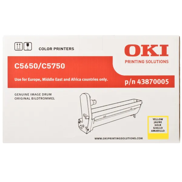 Драм-картридж C5650_5750 желтый Oki (43870005) - Фото 2