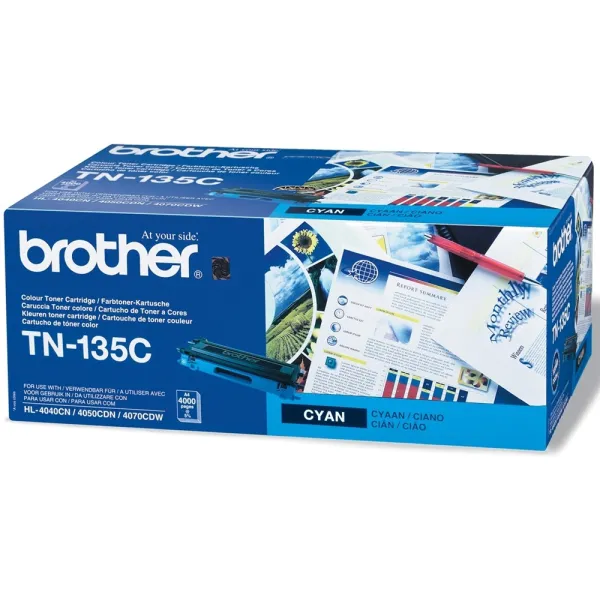 Тонер-картридж TN135C блакитний Brother (TN135C) - Фото 2