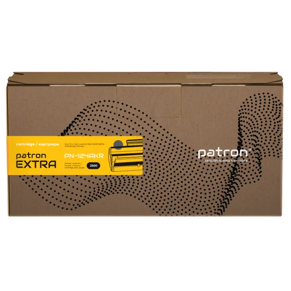 Картридж совместимый HP 124A (Q6000A) черный Extra Patron (PN-124AKR) - Фото 4