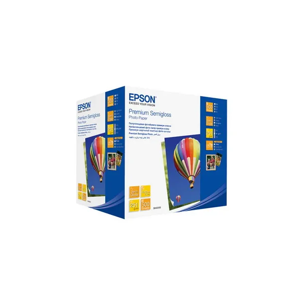 Фотобумага Premium Semigloss 10x15 см, 500 л Epson (C13S042200)