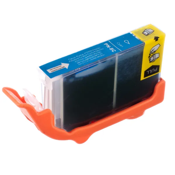Картридж сумісний Canon CLI-8C (0621B024) 490 арк, блакитний Patron (PN-8C) - Фото 2