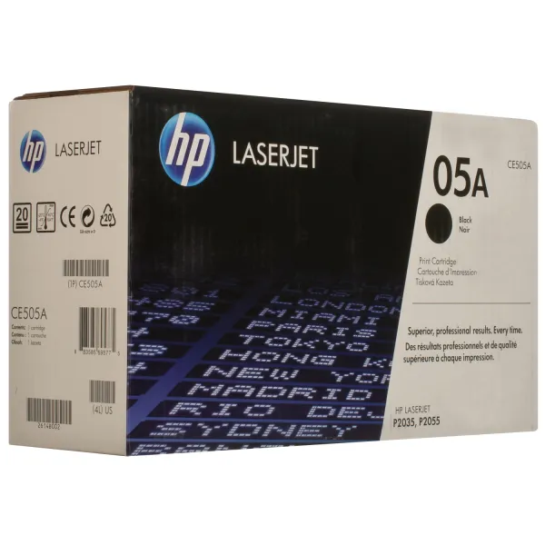 Картридж 05A чорний HP (CE505A) - Фото 4