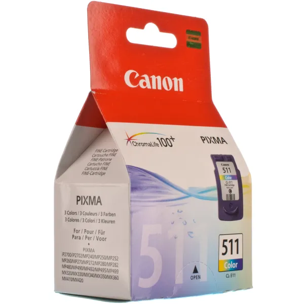 Картридж CL-511 кольоровий Canon (2972B001/2972B007) - Фото 2