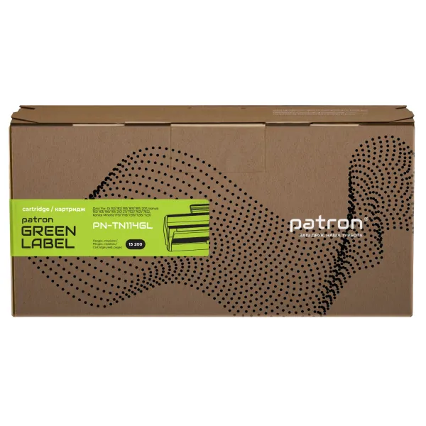 Тонер-картридж совместимый Konica Minolta TN114/106B Green Label Patron (PN-TN114GL) - Фото 5
