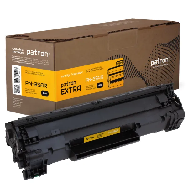 Картридж сумісний HP 35A (CB435A) Extra Patron (PN-35AR) - Фото 4