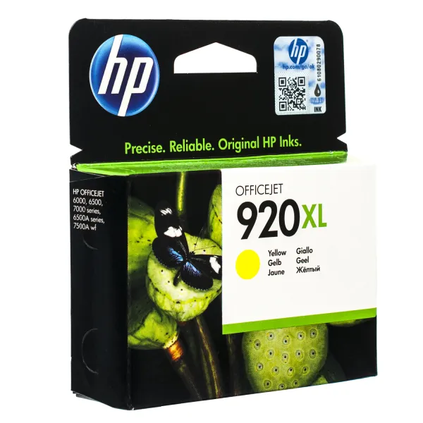 Картридж №920XL 700 стр, желтый HP (CD974AE) - Фото 31
