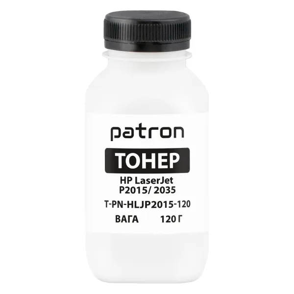 Тонер HP LJ P2015/P2035 флакон, 120 г Patron (PN-HLJP2015-120) - Фото 1