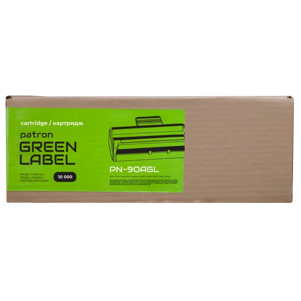 Картридж сумісний HP 90A (CE390A) Green Label Patron (PN-90AGL) - Фото 2