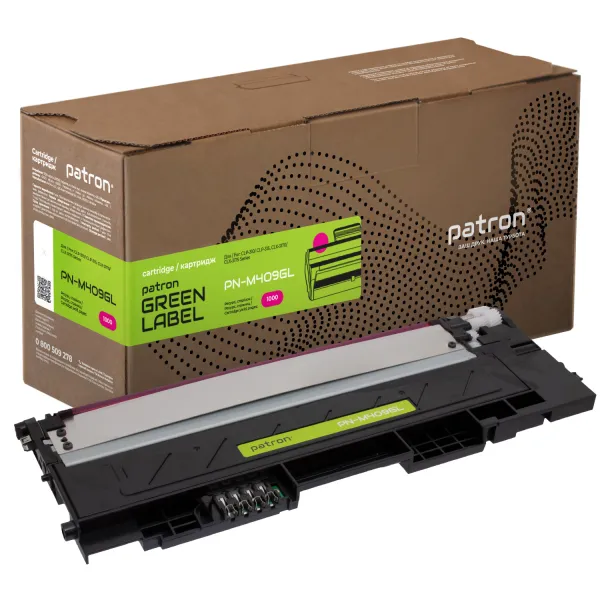 Тонер-картридж совместимый Samsung CLT-M409S Green Label, пурпурный Patron (PN-M409GL)