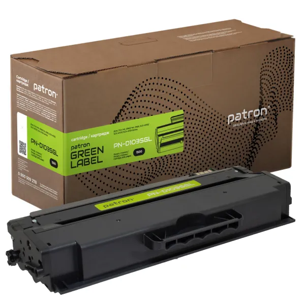 Картридж сумісний Samsung MLT-D103S Green Label Patron (PN-D103SGL) - Фото 1
