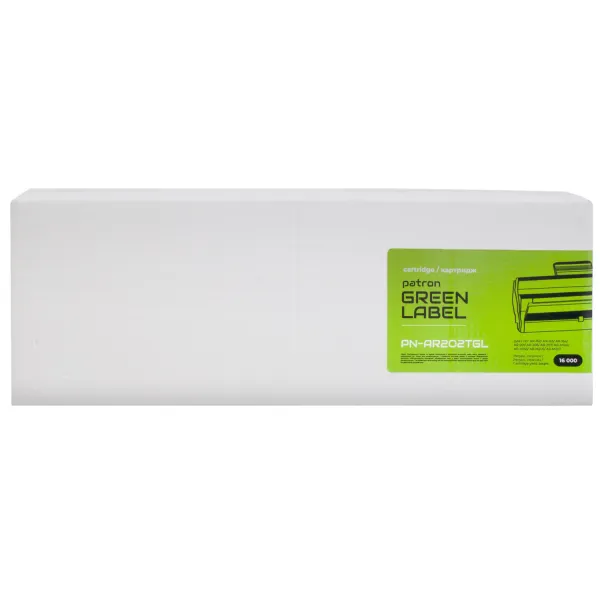 Тонер-картридж совместимый Sharp AR-202T Green Label Patron (PN-AR202TGL) - Фото 1