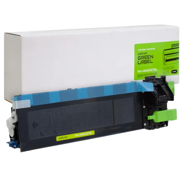 Тонер-картридж совместимый Sharp AR-202T Green Label Patron (PN-AR202TGL) - Фото 1