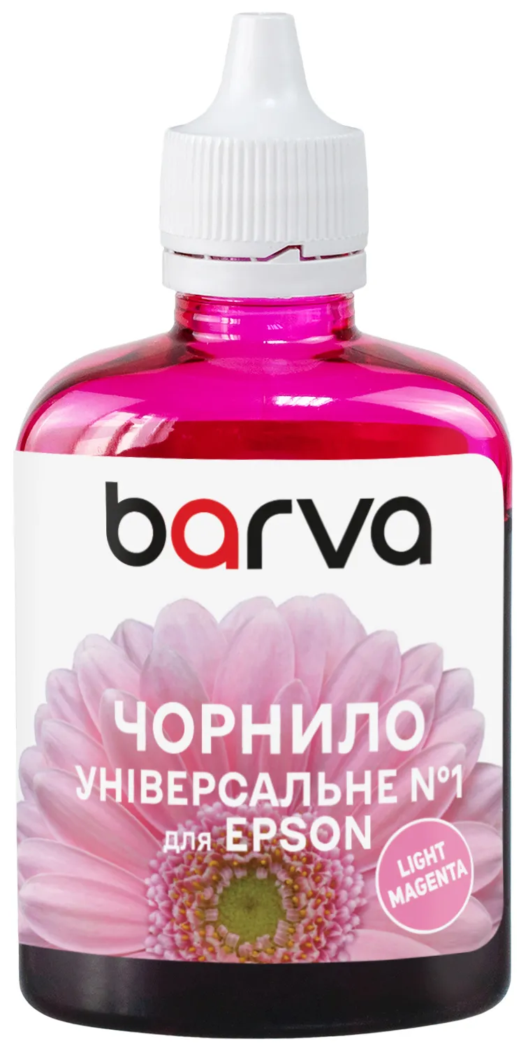 Чернила совместимые для Epson универсальные №1 90 г, водорастворимые, светло-пурпурные Barva (EU1-748) - Фото 2