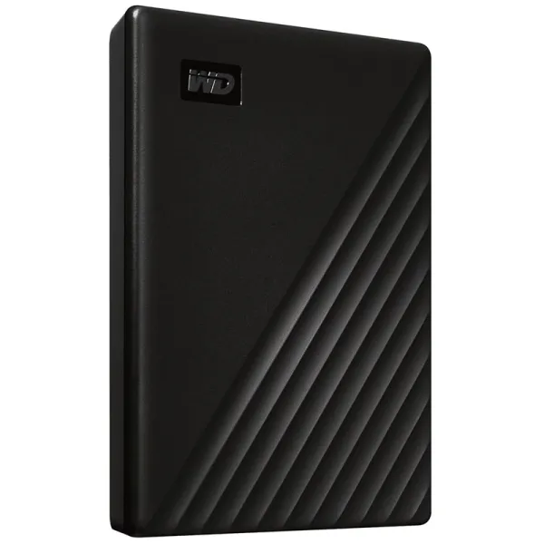 Диск жесткий внешний портативный 4TB USB 3.2 Gen 1 My Passport черный WD (WDBPKJ0040BBK-WESN) - Фото 1