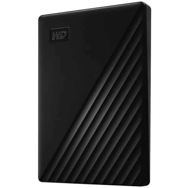 Диск жесткий внешний портативный 4TB USB 3.2 Gen 1 My Passport черный WD (WDBPKJ0040BBK-WESN) - Фото 2
