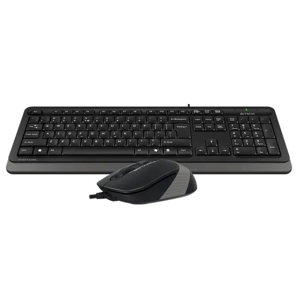 Комплект клавиатура и мышь USB Fstyler F1010 черно-серый A4Tech (F1010 (Grey) - Фото 3