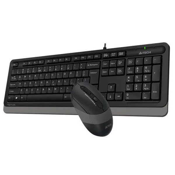 Комплект клавиатура и мышь USB Fstyler F1010 черно-серый A4Tech (F1010 (Grey) - Фото 7