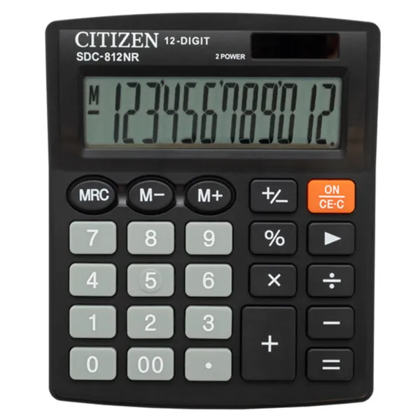 Калькулятор SDC-812NR 12 разрядов Citizen (SDC-812NR)