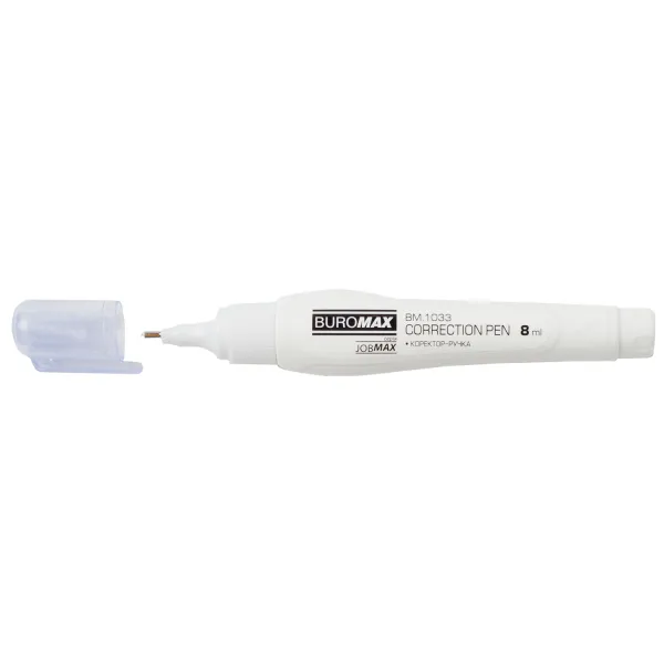 Коректор-ручка 8 мл спиртова основа Buromax (BM.1033) - Фото 2