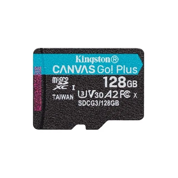 Карта памяти 128GB microSDXC C10 UHS-I U3 A2 R170/W90MB/s Kingston (SDCG3/128GBSP) - Фото 5