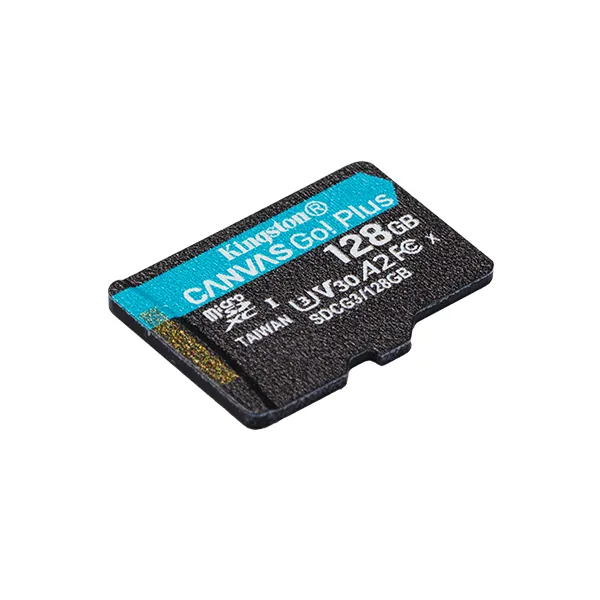 Карта памяти 128GB microSDXC C10 UHS-I U3 A2 R170/W90MB/s Kingston (SDCG3/128GBSP) - Фото 1