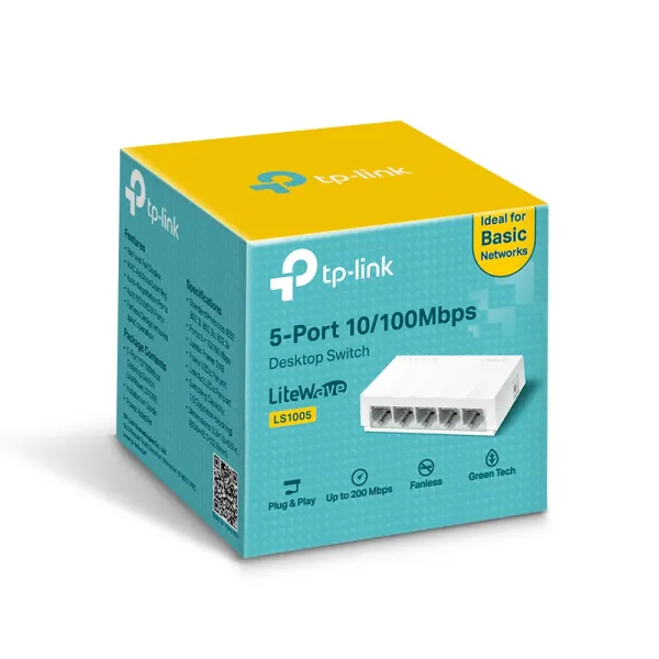Коммутатор сетевой LS1005 TP-Link (LS1005) - Фото 4