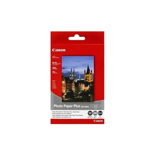 Фотопапір SG-201 Photo Paper Plus Semi-gloss 260 г/м2, 10x15 см, 50 арк Canon (1686B015) - Фото 4