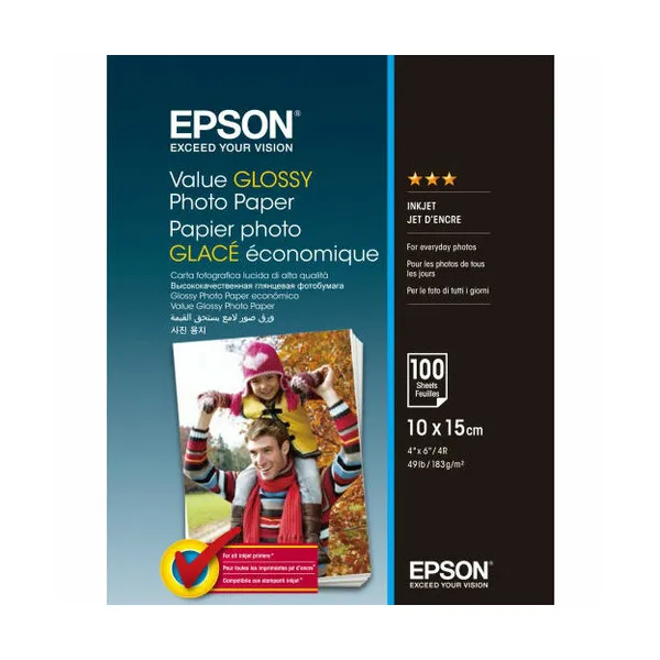 Фотобумага Value Glossy 10x15 см, 100 л Epson (C13S400039) - Фото 9