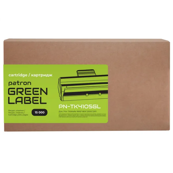 Тонер-картридж совместимый Kyocera Mita TK-4105 Green Label Patron (PN-TK4105GL) - Фото 2