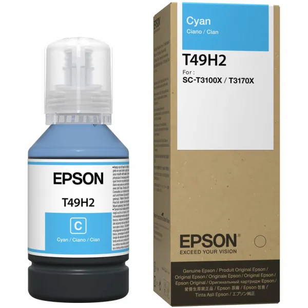 Чернила SC-T3100x голубые Epson (C13T49H200/C13T49H20N) - Фото 11